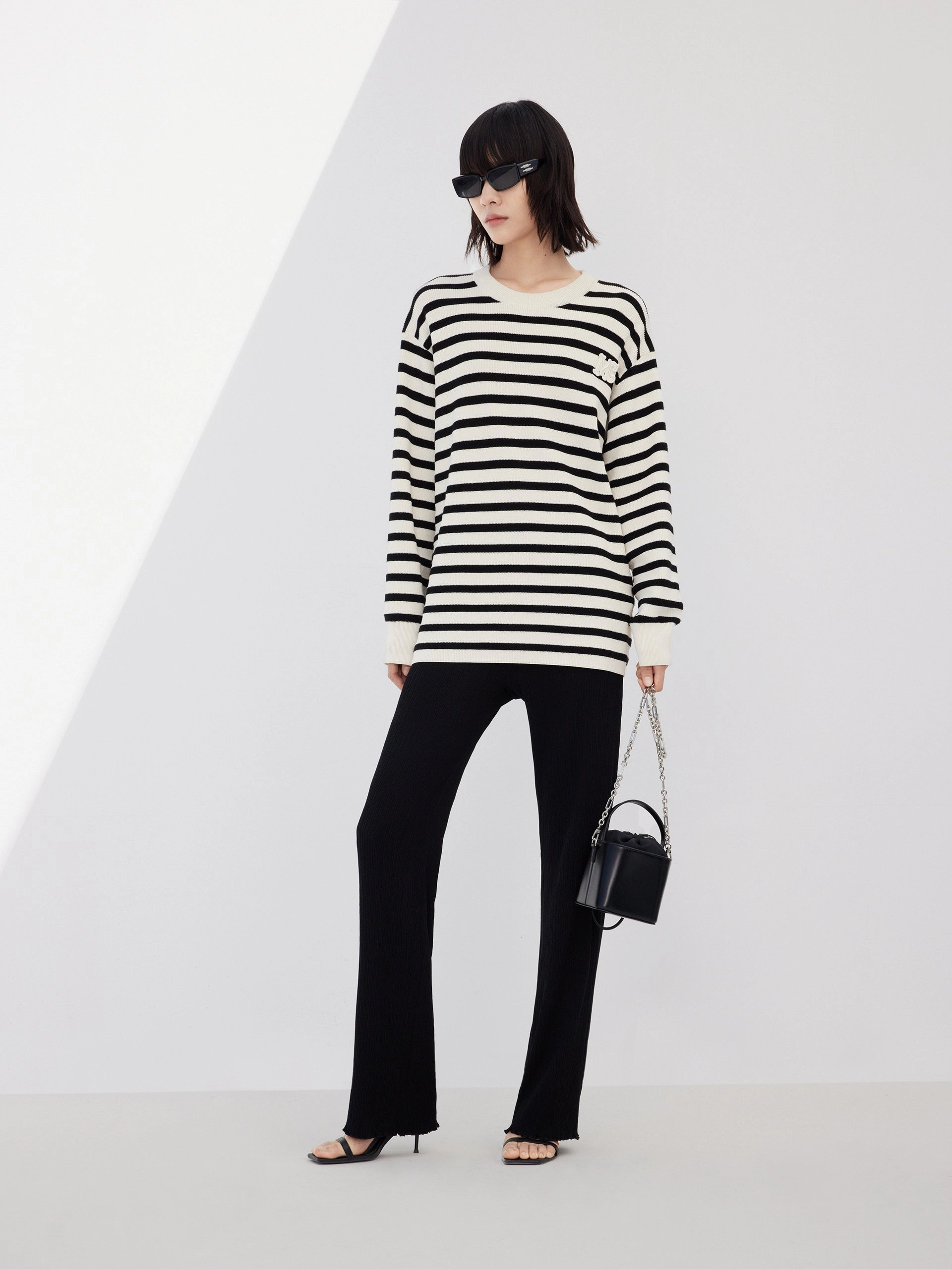 Wool Blend Oversize Sweater Moisture Transport Fabric Soft Touch Lining