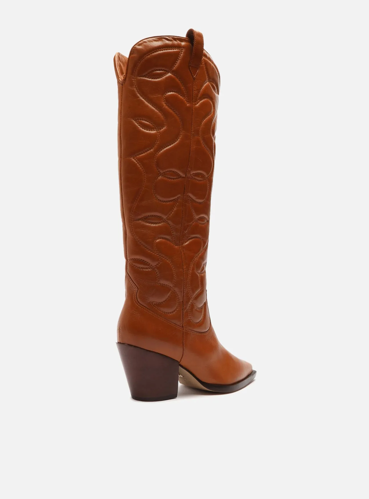 Durable Layer Abigail Leather Block Boot