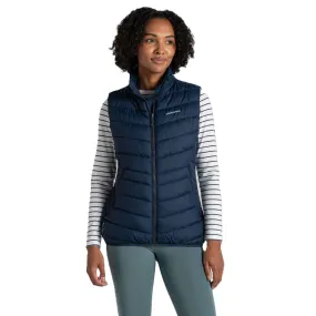 Craghoppers Womens Complite IX Padded Packable Gilet Ergonomic Sleeve Shaping Polarized Sun Protection