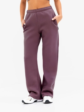 Yoga Ready Isabel Wide Leg Sweatpants - Light Plum