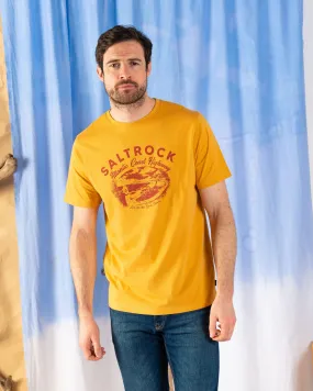 AC Highway - Mens Short Sleeve T-Shirt - Yellow Skin Friendly Lining Stretch Design