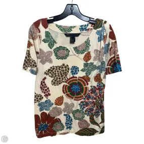Floral Abstract T Shirt Designer By Marc By Marc Jacobs In Multi-colored, Size: S Pilling Resistant Finish
