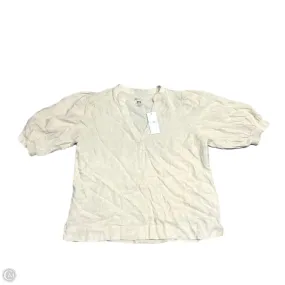 Top Short Sleeve Designer By Lilly Pulitzer In Tan, Size: Xl Comfort Stretch Fit Stylish Comfort