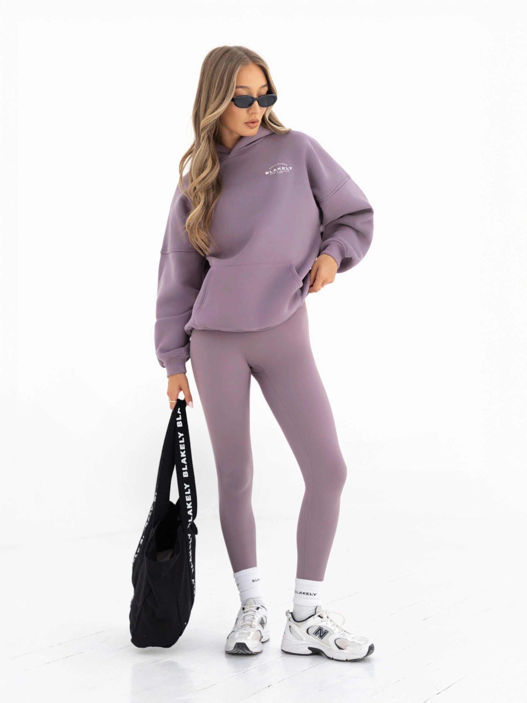 Active Studios Oversized Hoodie - Grape Plus size clothing Everyday Performance