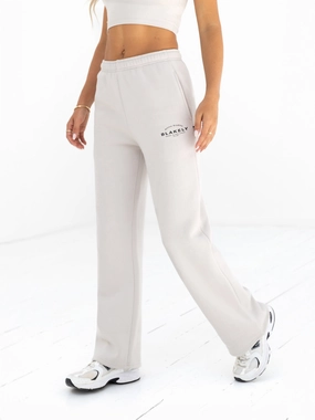 Snag Proof Fabric Active Studios Wide Leg Sweatpants - Ivory