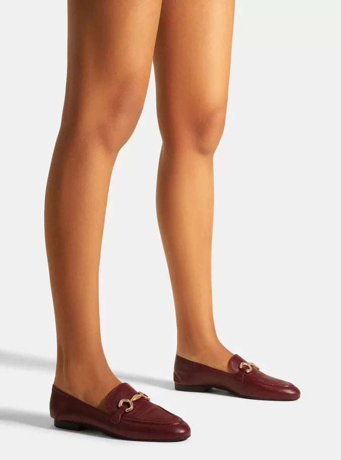 Emma Leather Loafer Street Calm Lazy Mood