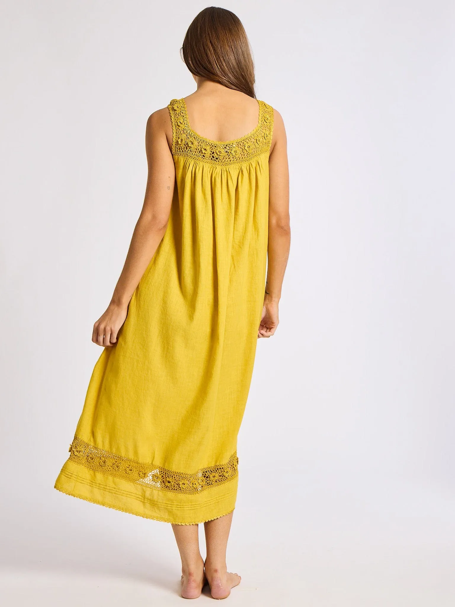 Sunny Lace Artistic Edge Adelia Dress in Marigold