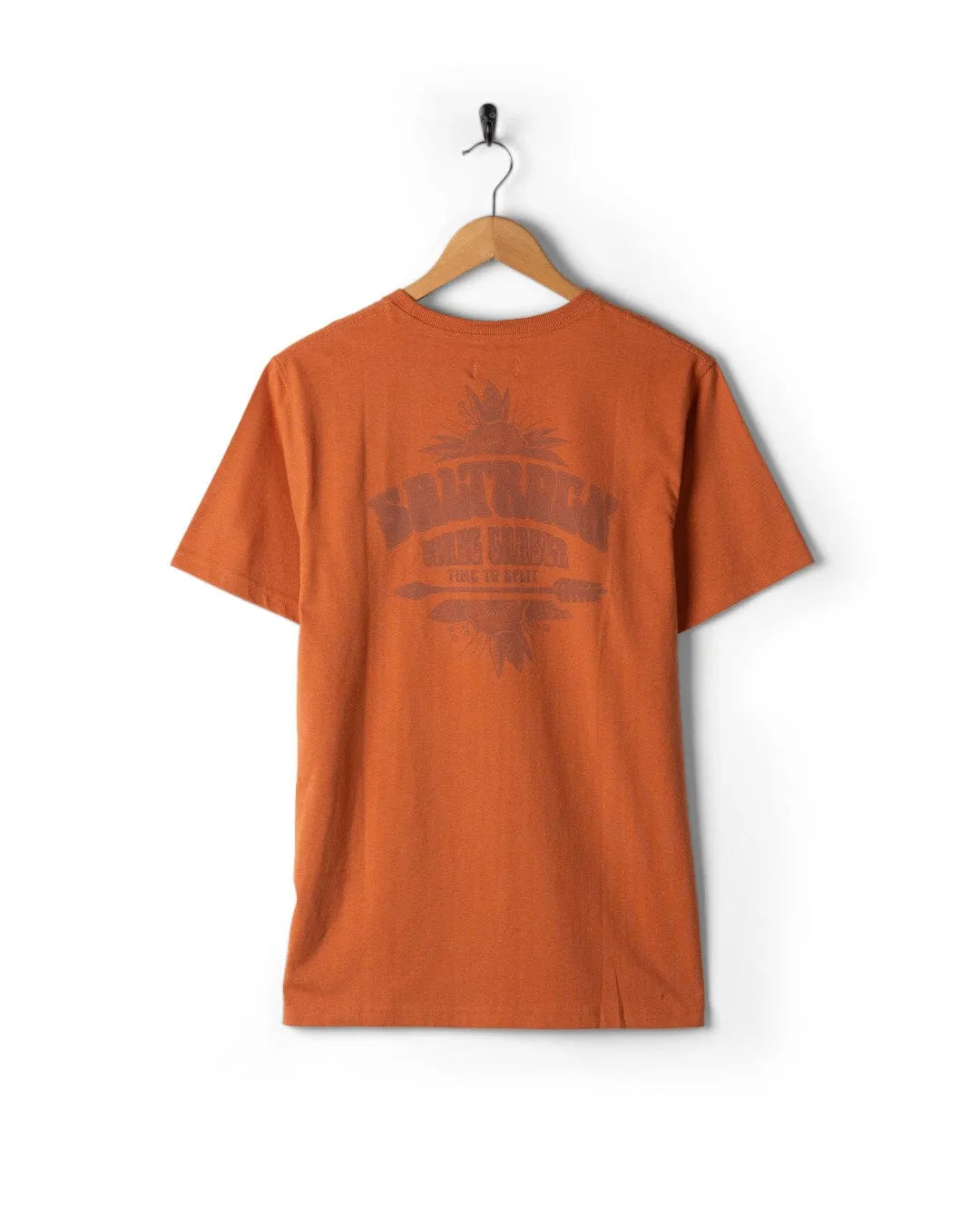 All-Day Wear Wave Chaser - Mens Short Sleeve T-Shirt - Orange