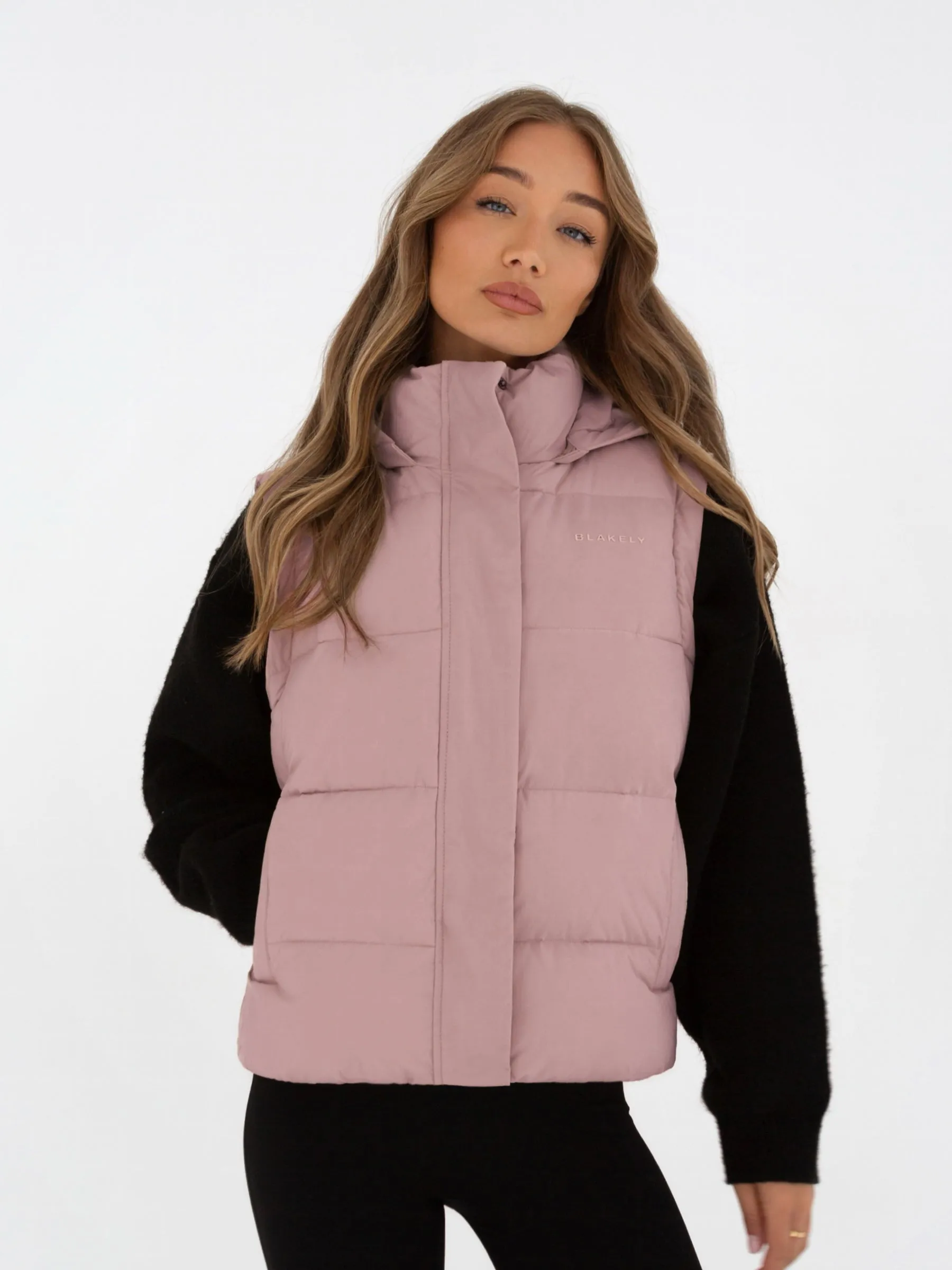 RibbedTrims Multiway Puffer Coat 2 - Pink