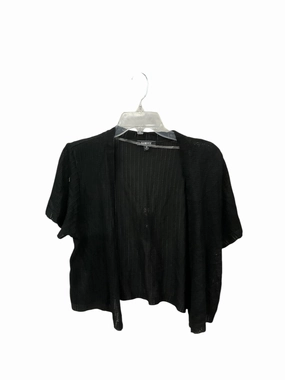 Reflective Trim High Collar Design Bolero By Elementz In Black, Size: Xl