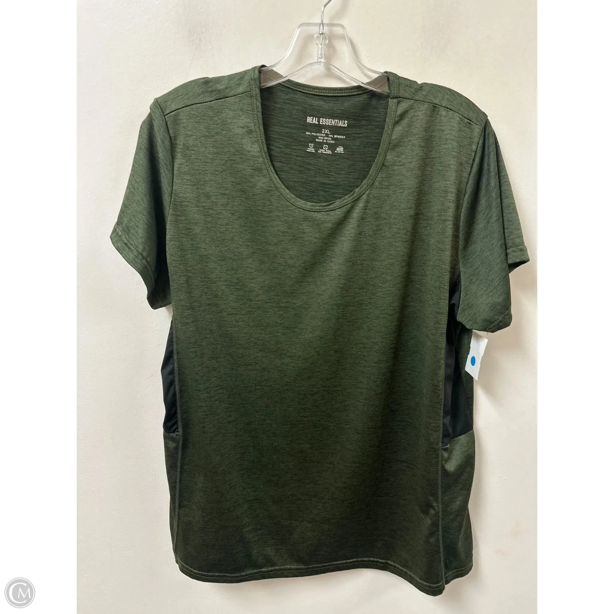 Athletic Top Short Sleeve By Clothes Mentor In Green, Size: 2x QuickDry Performance Soft Wool