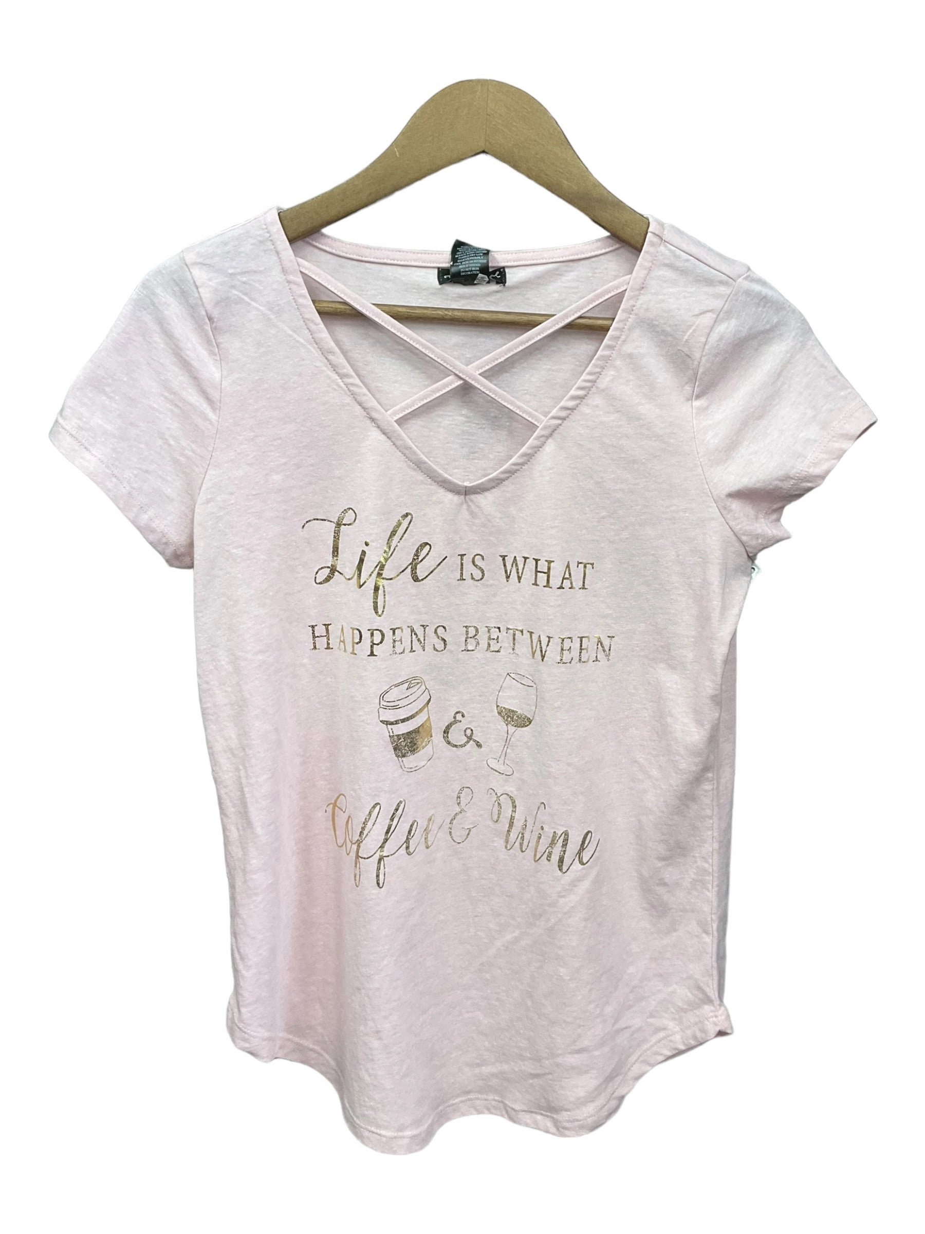 Top Short Sleeve By Clothes Mentor  Size: S CrewNeck