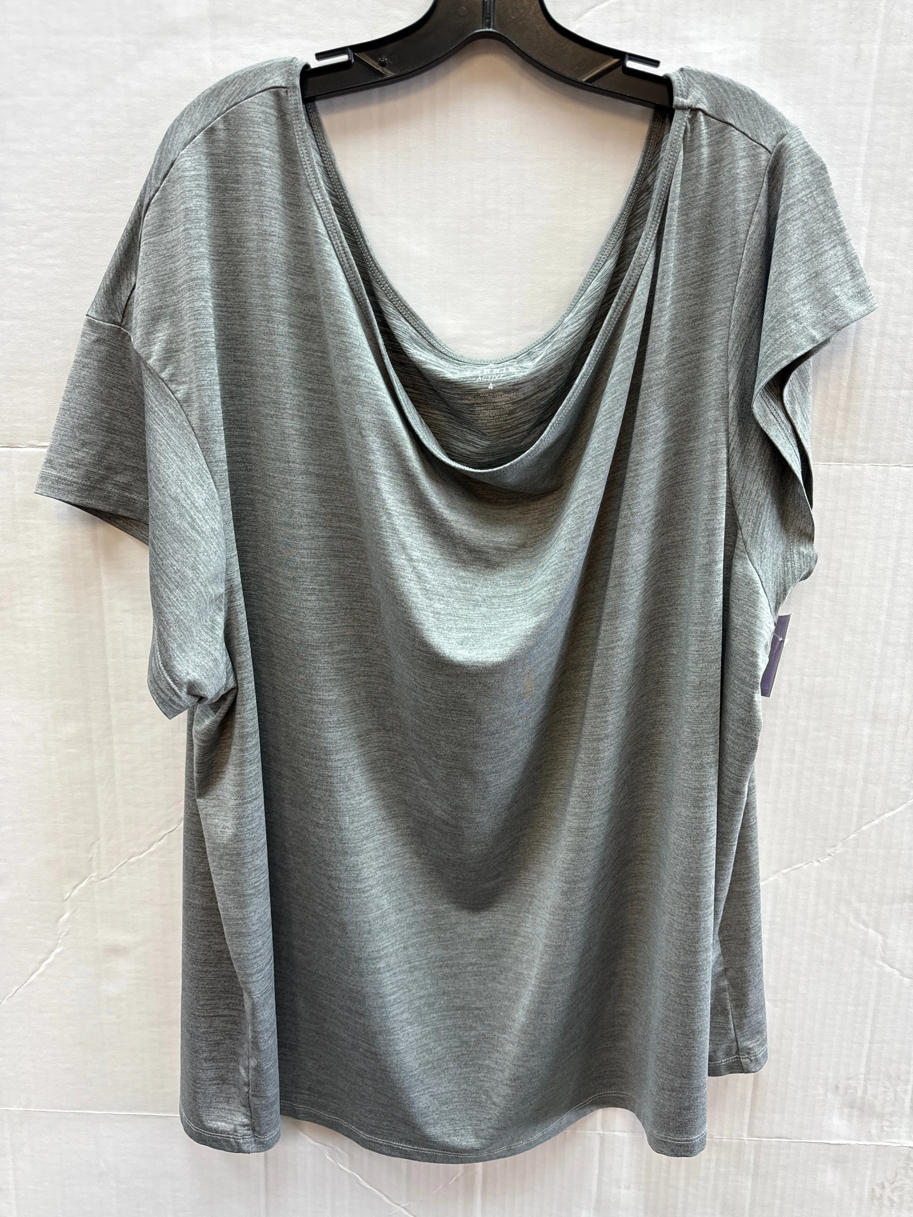 Reflective Accent Trim Athletic Top Short Sleeve By Torrid  Size: 4x