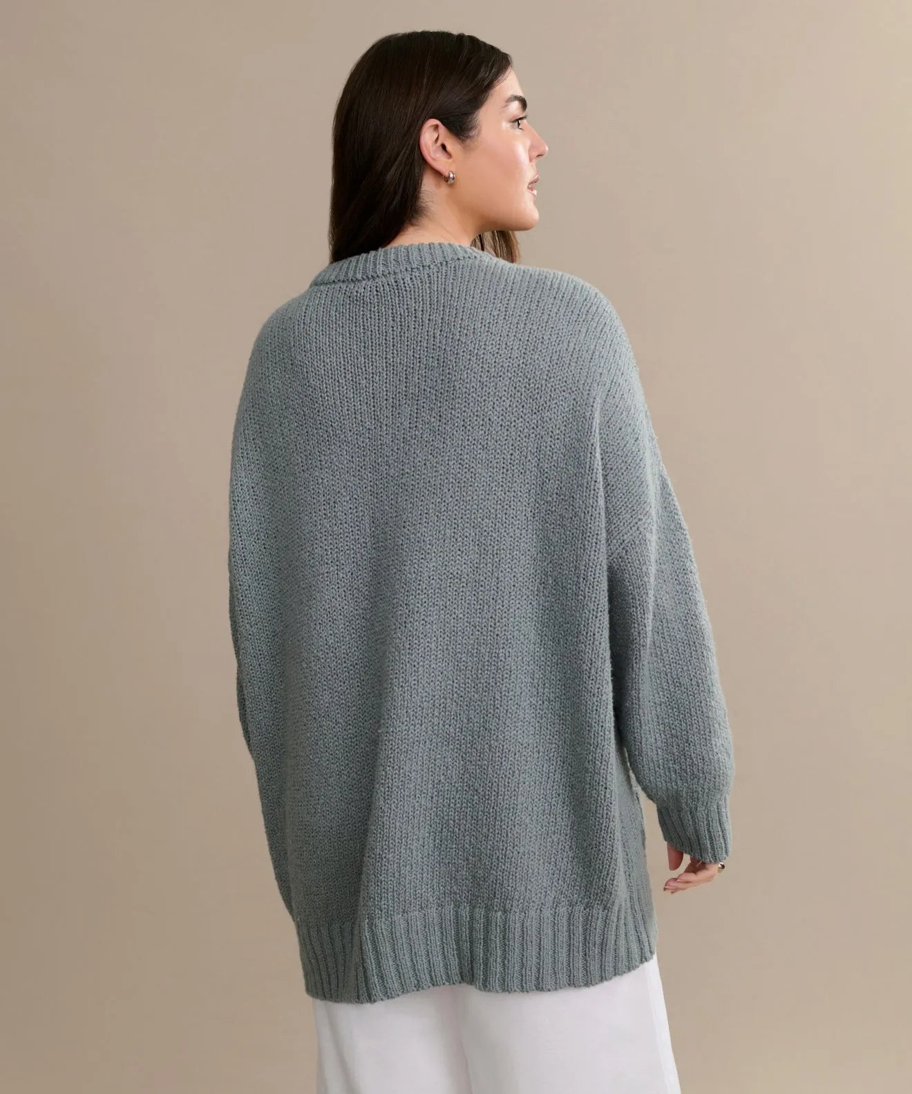 Foster Cotton Sweater Relaxed Design