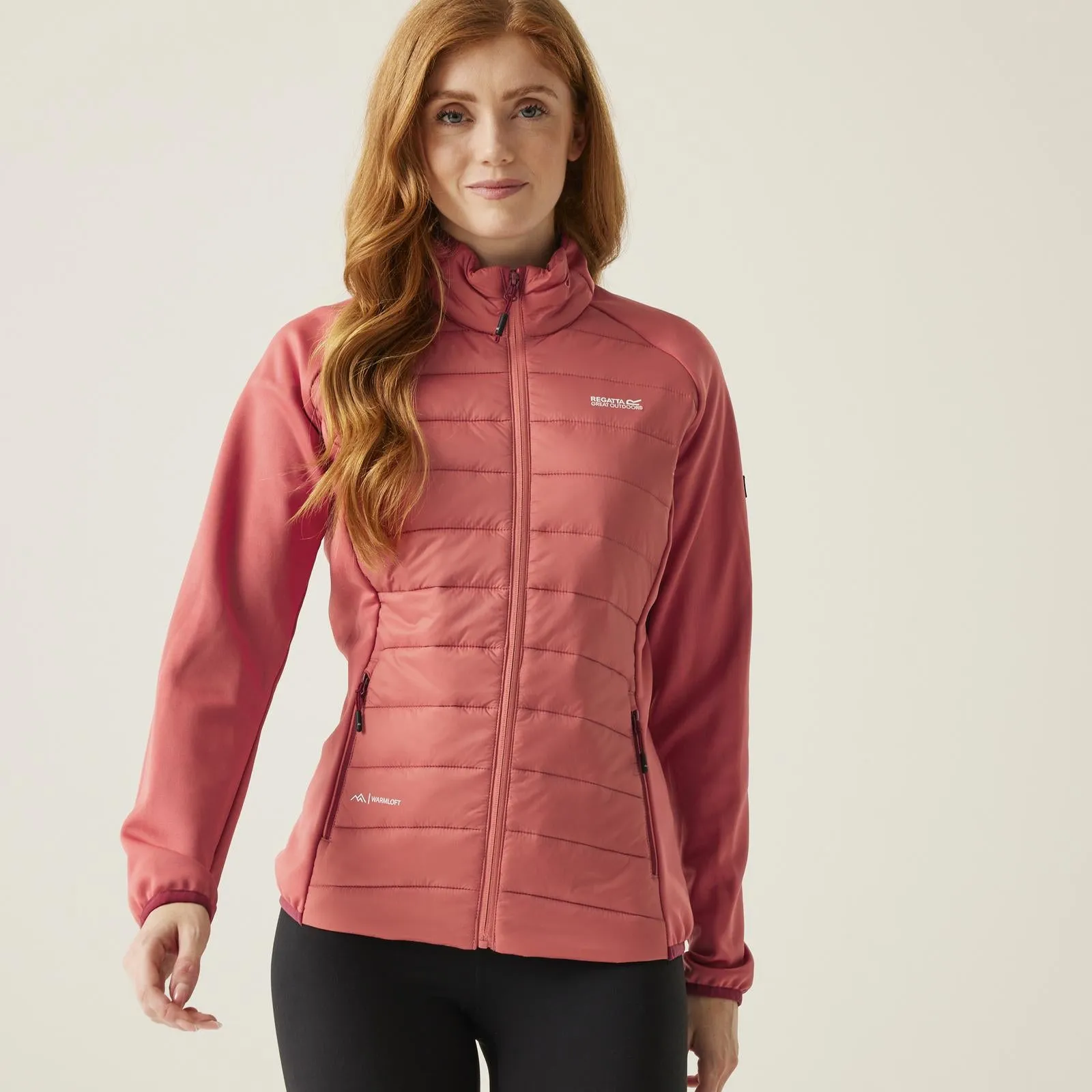 Regatta Womens Clumber V Hybrid Jacket Sporty Fit Lightweight Thermal Tech