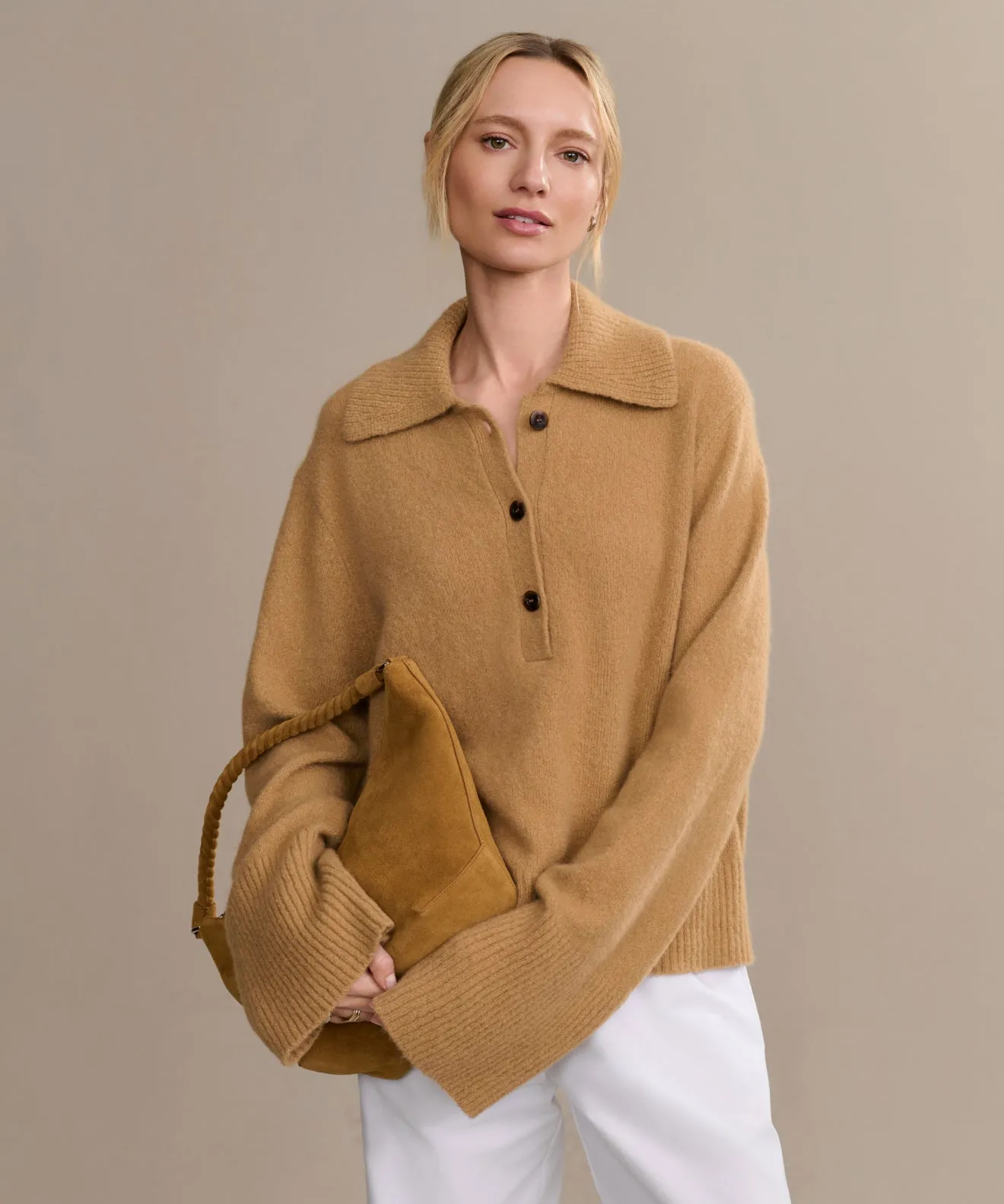 Winter Comfort Wear Cashmere Stevie Polo