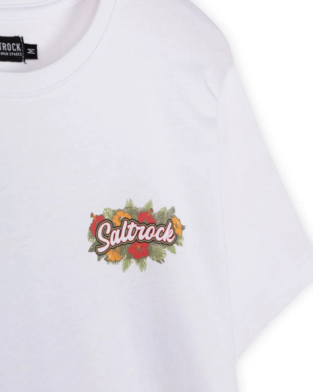 Surf Shack Devon - Mens T-Shirt - White Smart Layer OdorResistant Fabric