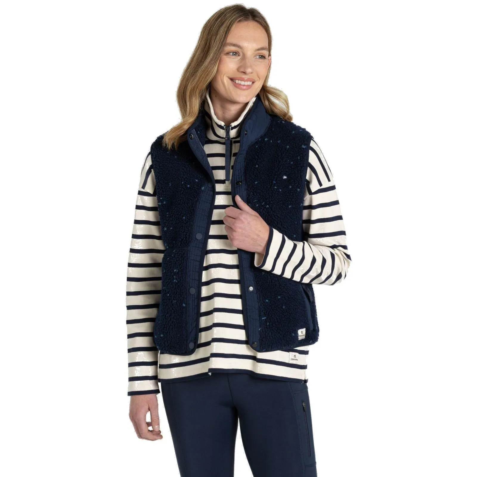 Long Sleeves Softshell Technology Craghoppers Womens Dinas Fleece Gilet