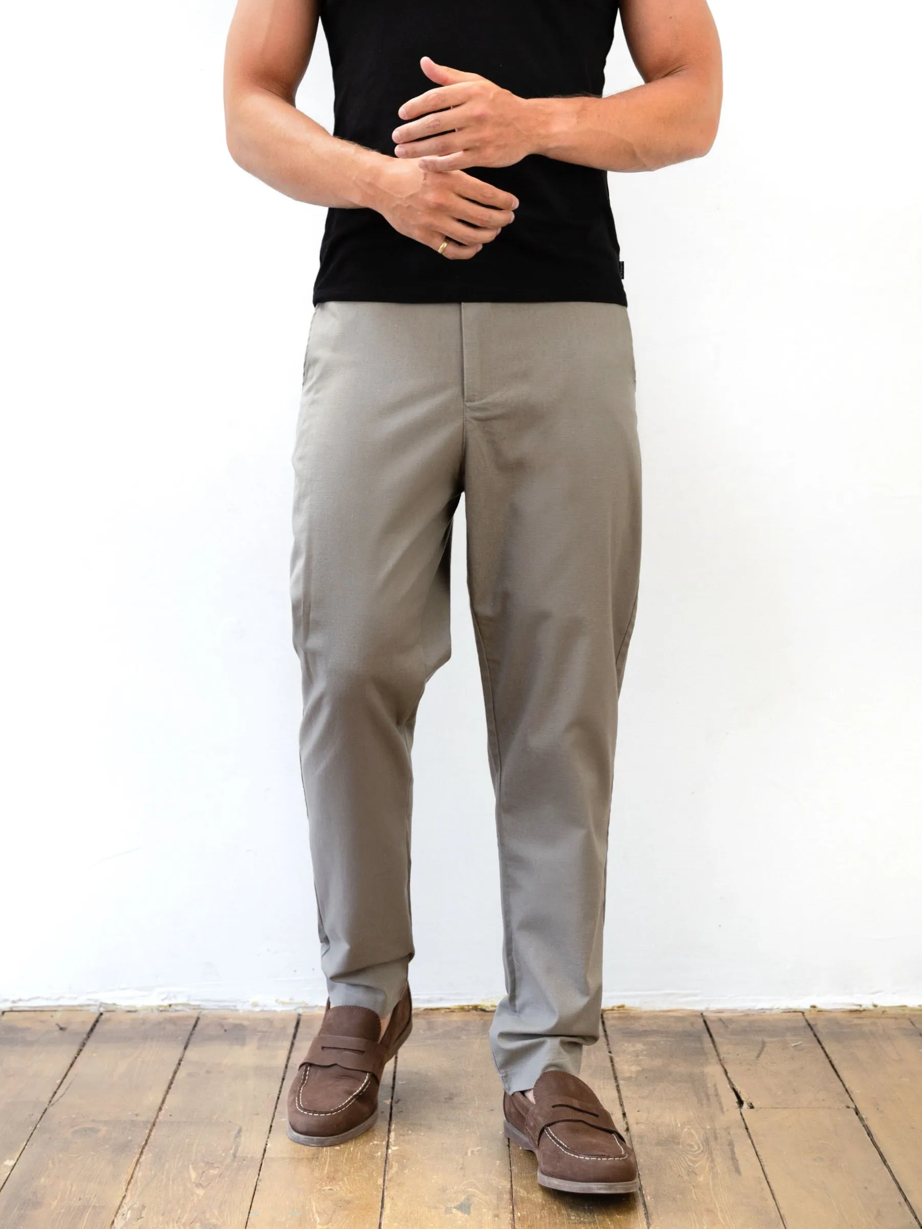 Alston Trousers - Grey Modern Minimalist Creative Look Home Comfort Eco Friendly Production