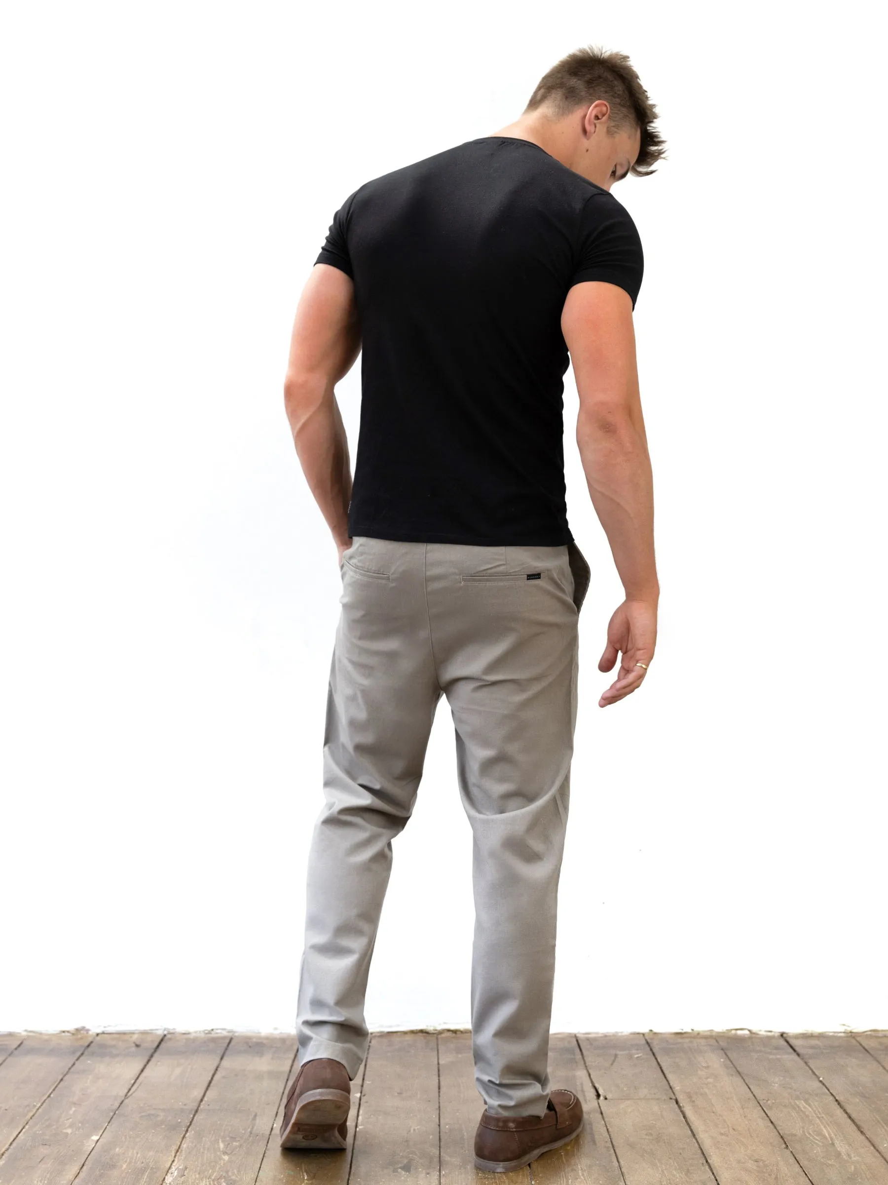 Any Time Wear Subtle design Alston Trousers - Grey