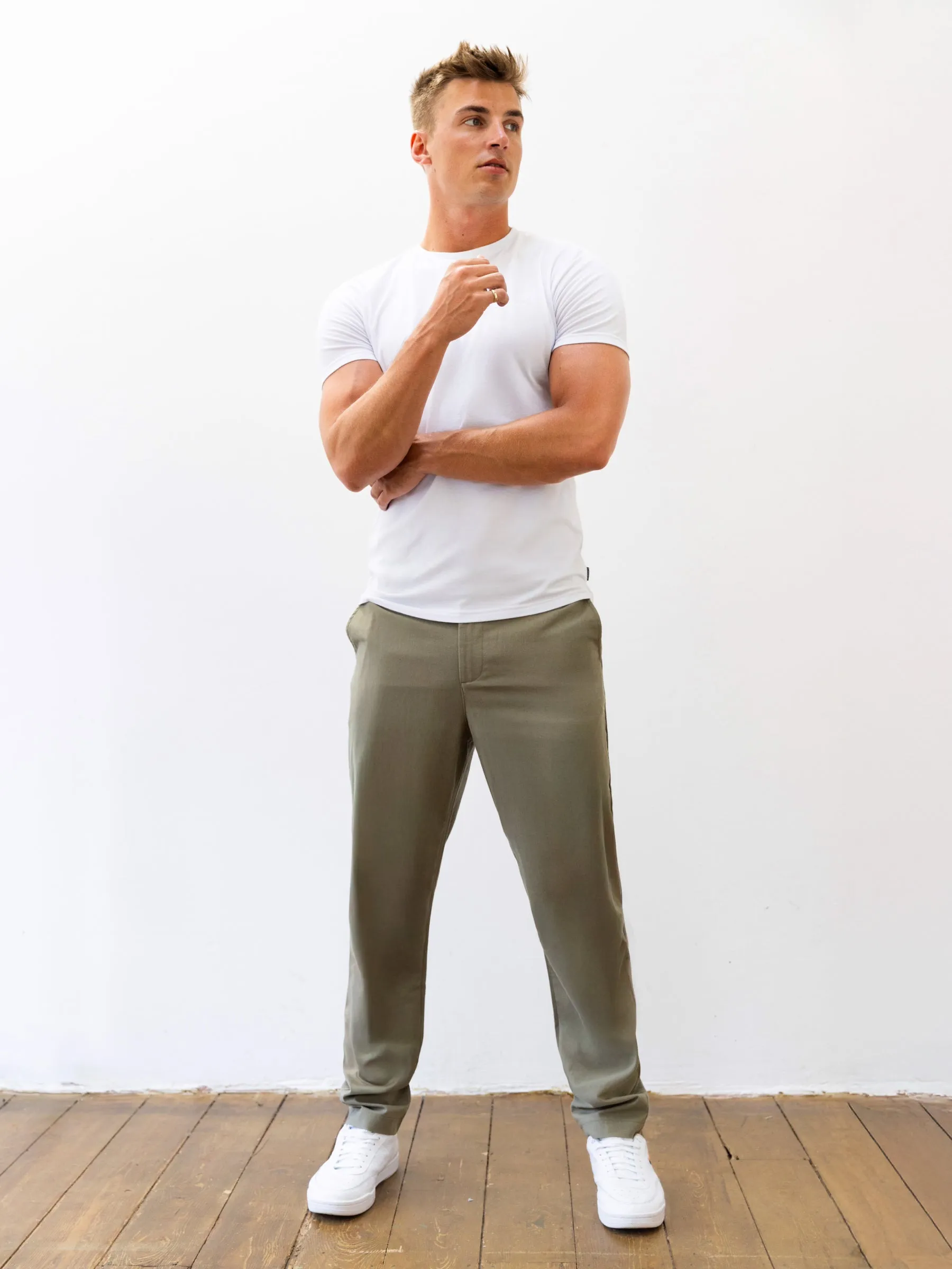 Simple Fashion Alston Trousers - Khaki