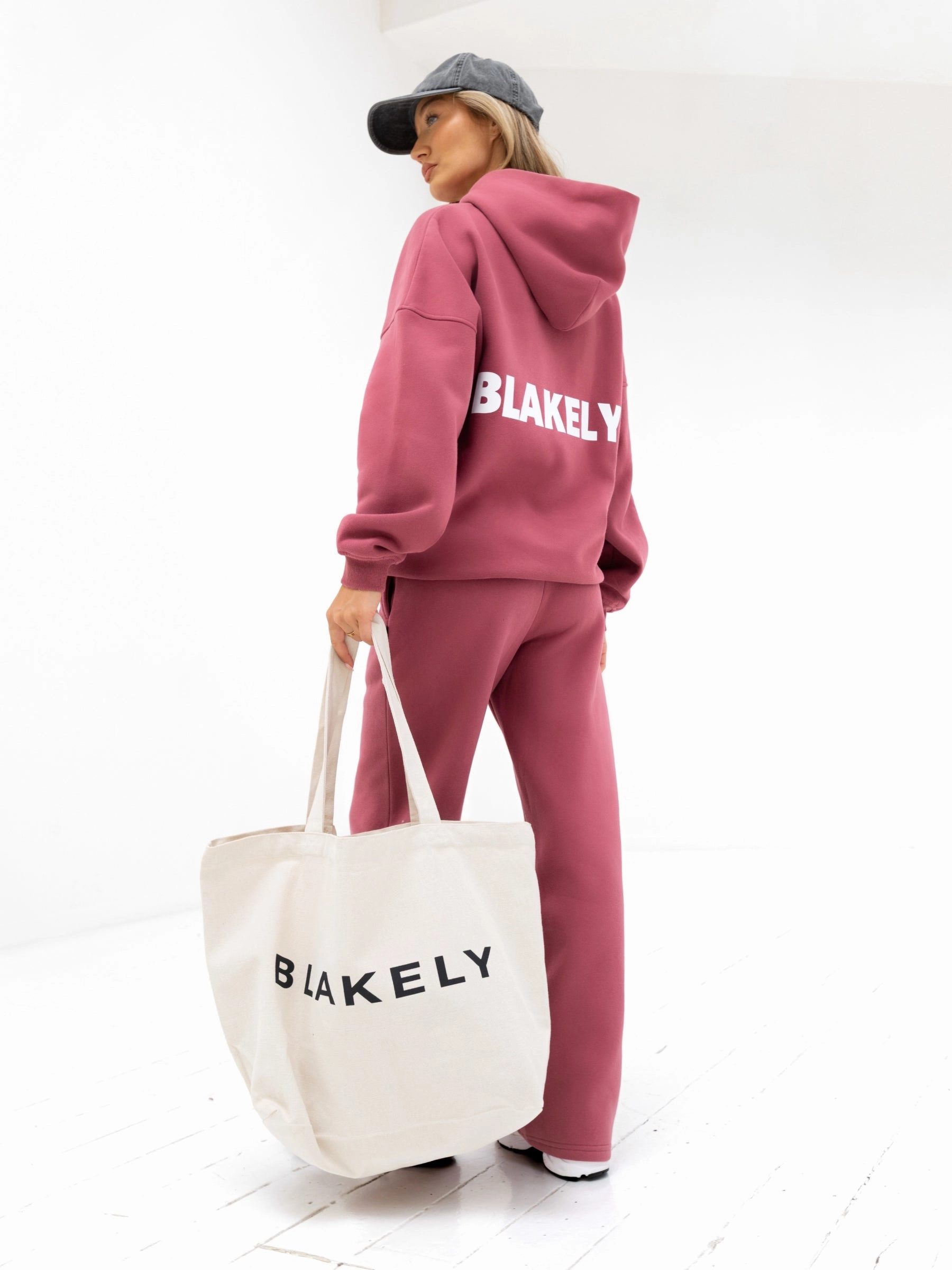 Quick Fit Comfort Amelie Oversized Hoodie - Dark Pink