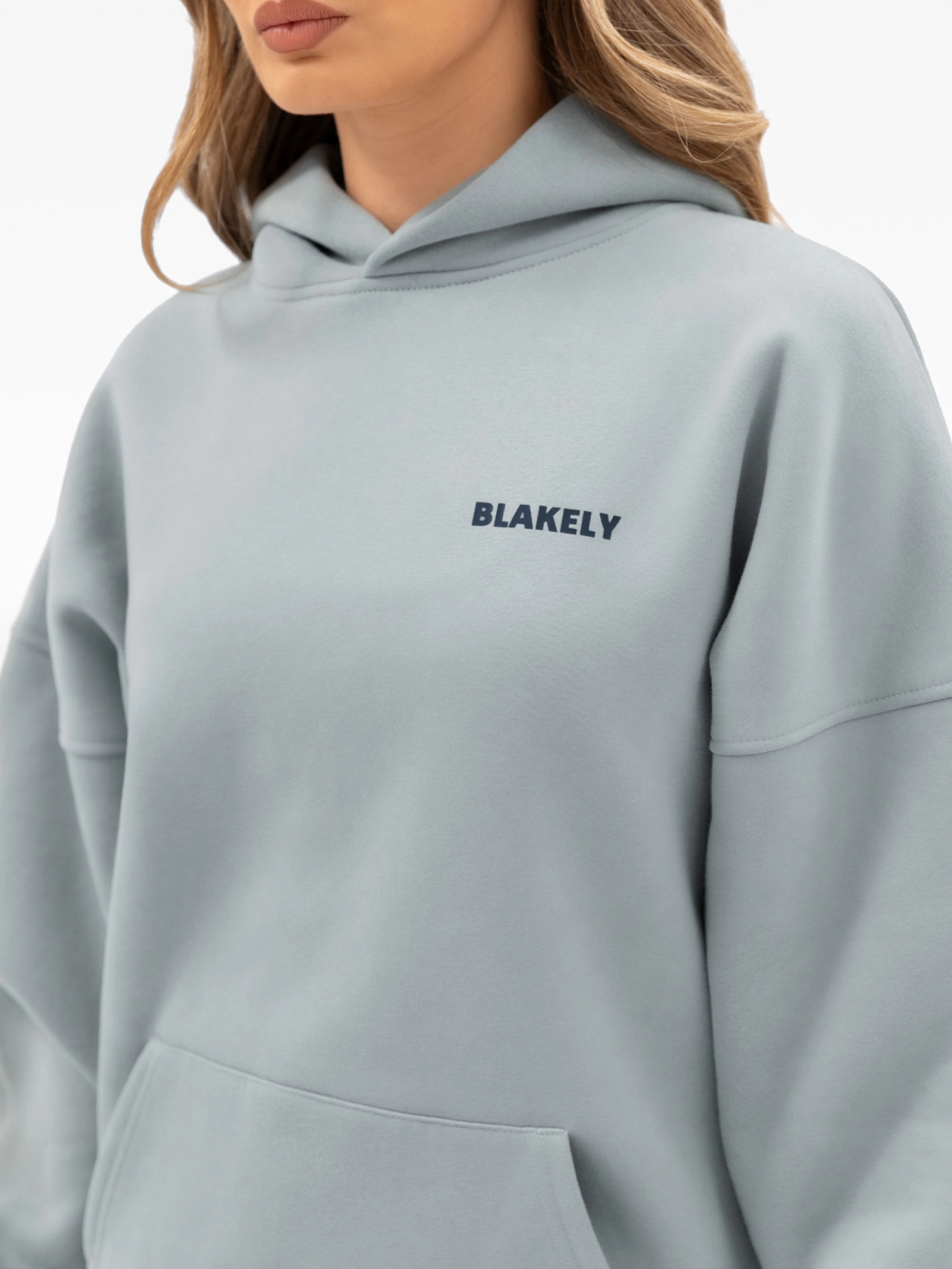 gardening wear Comfy Look Amelie Oversized Hoodie - Mineral Blue