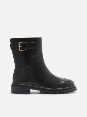 Eco Material Outdoor Trek Brody Low Block Leather Boot