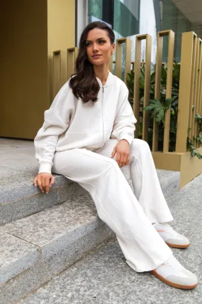 Zuri Wide Leg Tracksuit Bottoms Light Stretch Static free