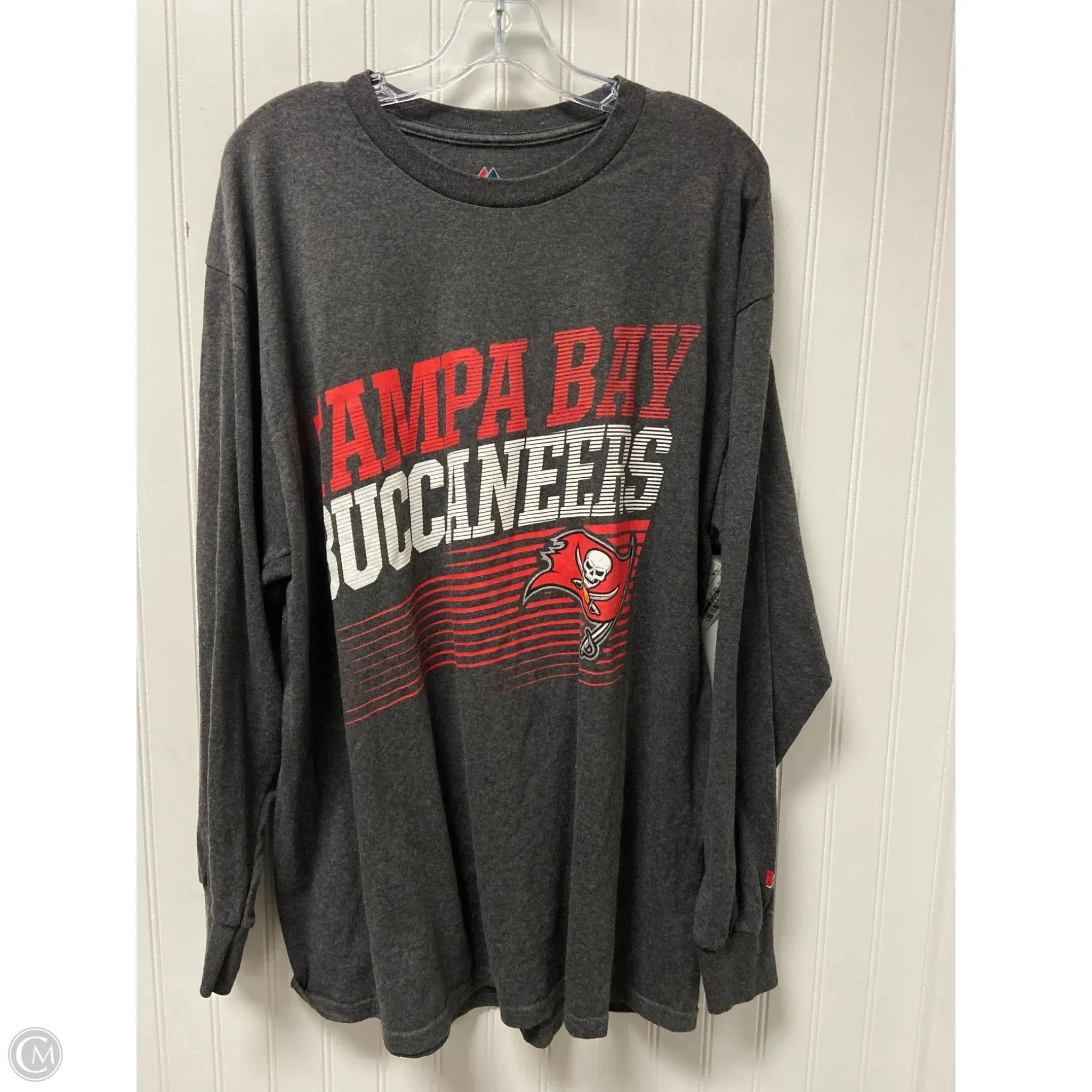 Athletic Top Long Sleeve Crewneck By Clothes Mentor In Grey, Size: Xl QuickPackFoldableDesign