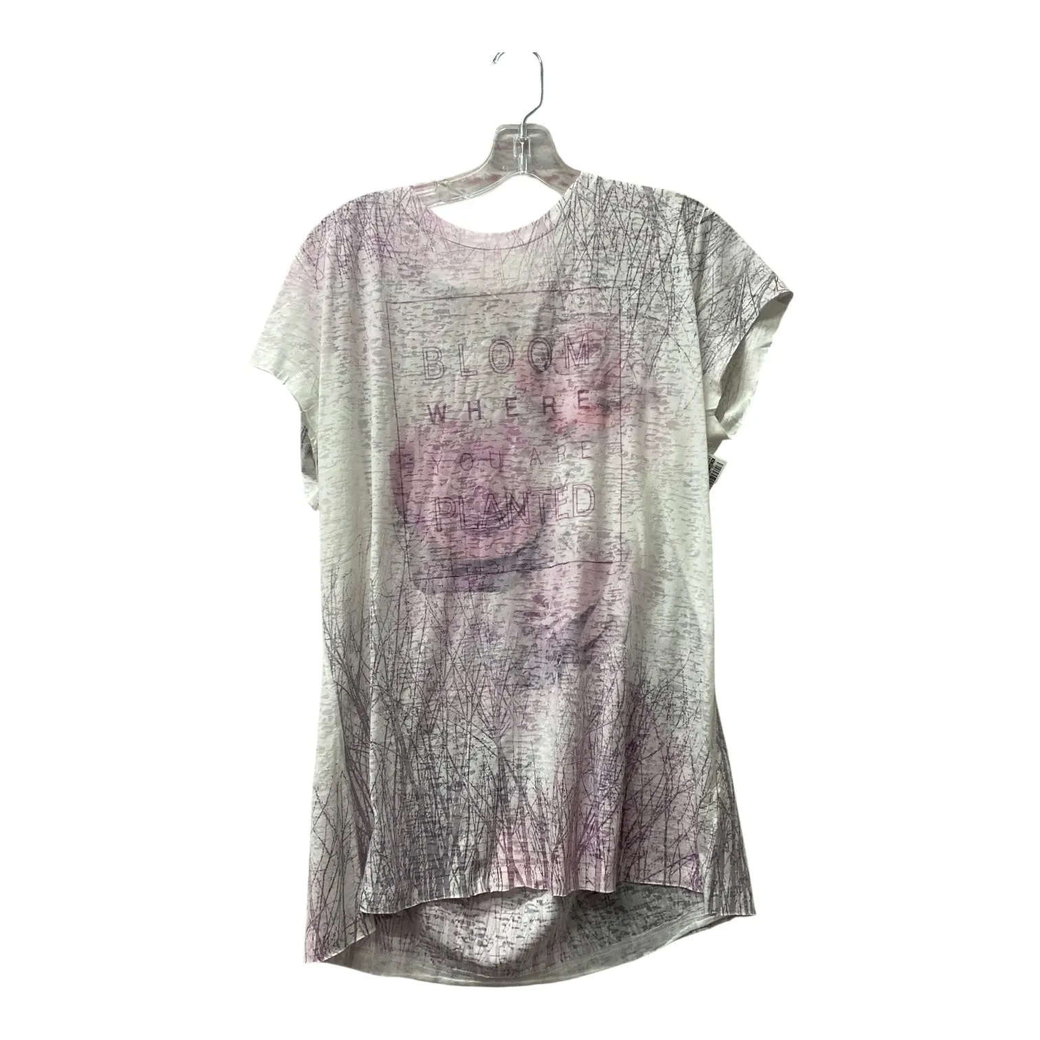 TaglessComfort Athletic Top Ss By Life Is Good In Purple, Size:1X