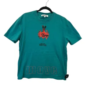 Sporty Layer Look Top Short Sleeve Luxury Designer By Alexander Mcqueen  Size: S