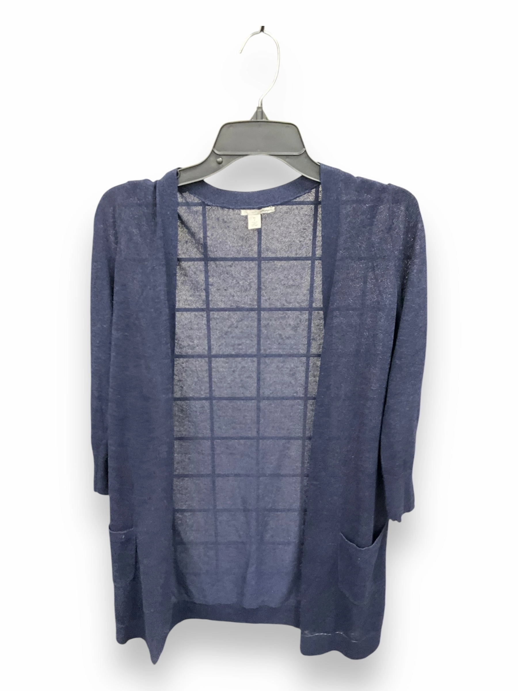 Cardigan By Halogen In Navy, Size: Xs VentilatedMeshPaneling