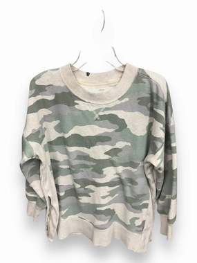 Top Long Sleeve By Aerie In Camouflage Print, Size: M SoftFeel Fabric