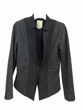 Grey Blazer Elevenses, Size M LongSleeve Durable Overlock Stitch