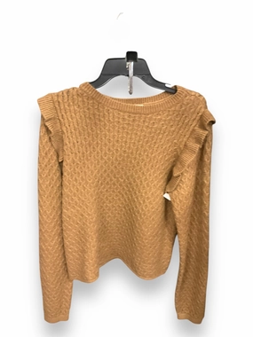 Sweater By Clothes Mentor In Brown, Size: S FlexibleLayeredConstruction