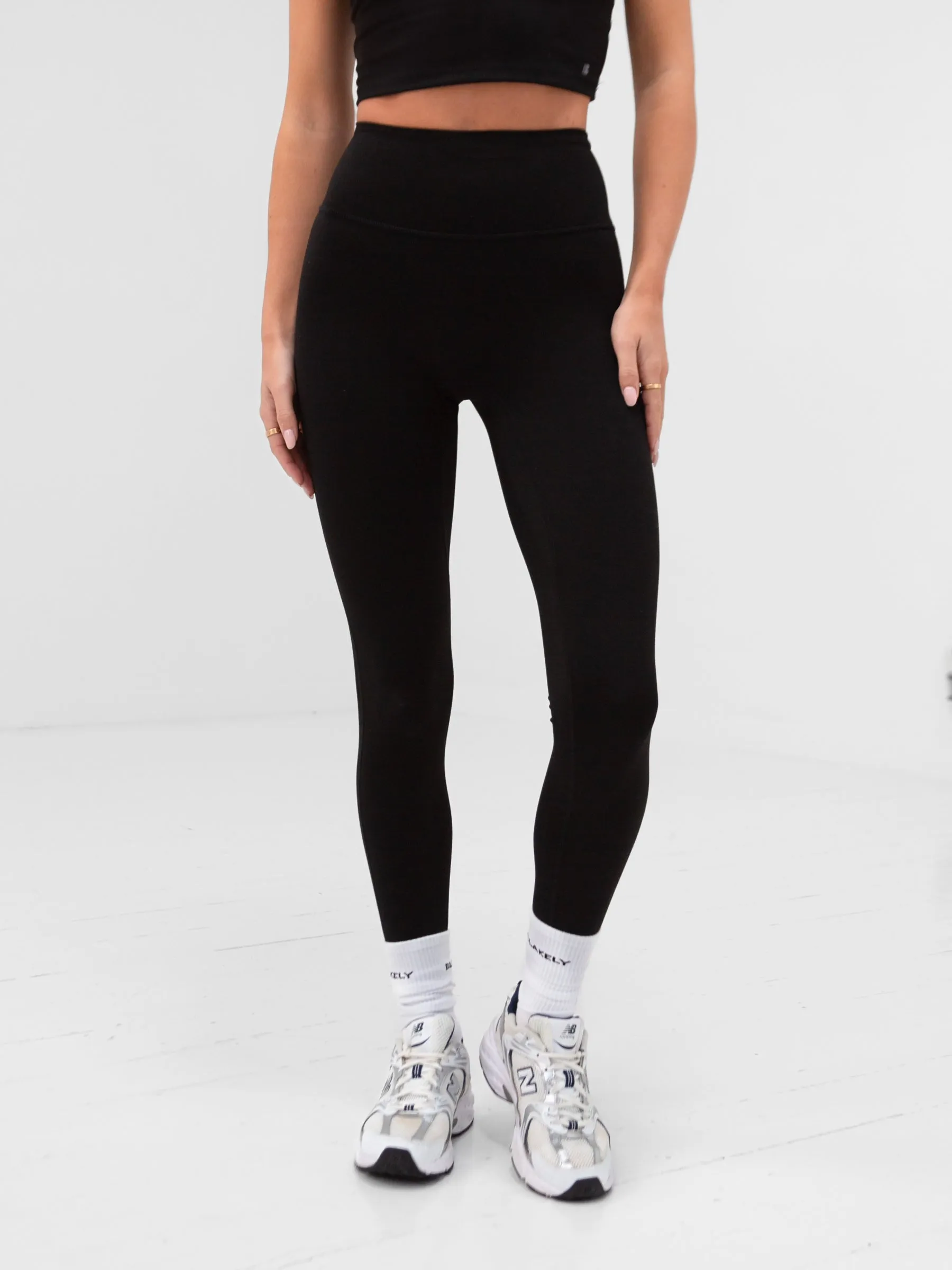 Cycling Trip High Waist Apex Pro Compression Leggings - Black