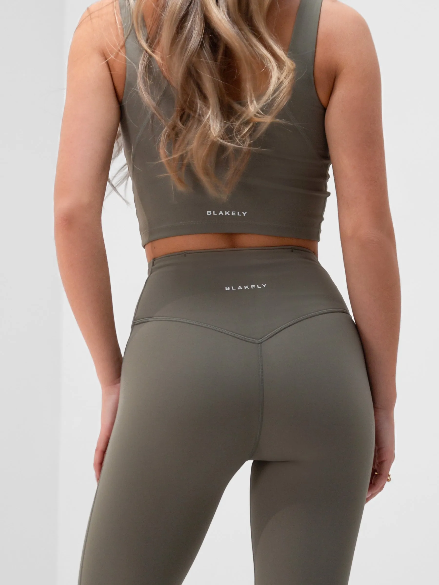 Tight Compression Soft Form Apex Pro Compression Leggings - Safari Green