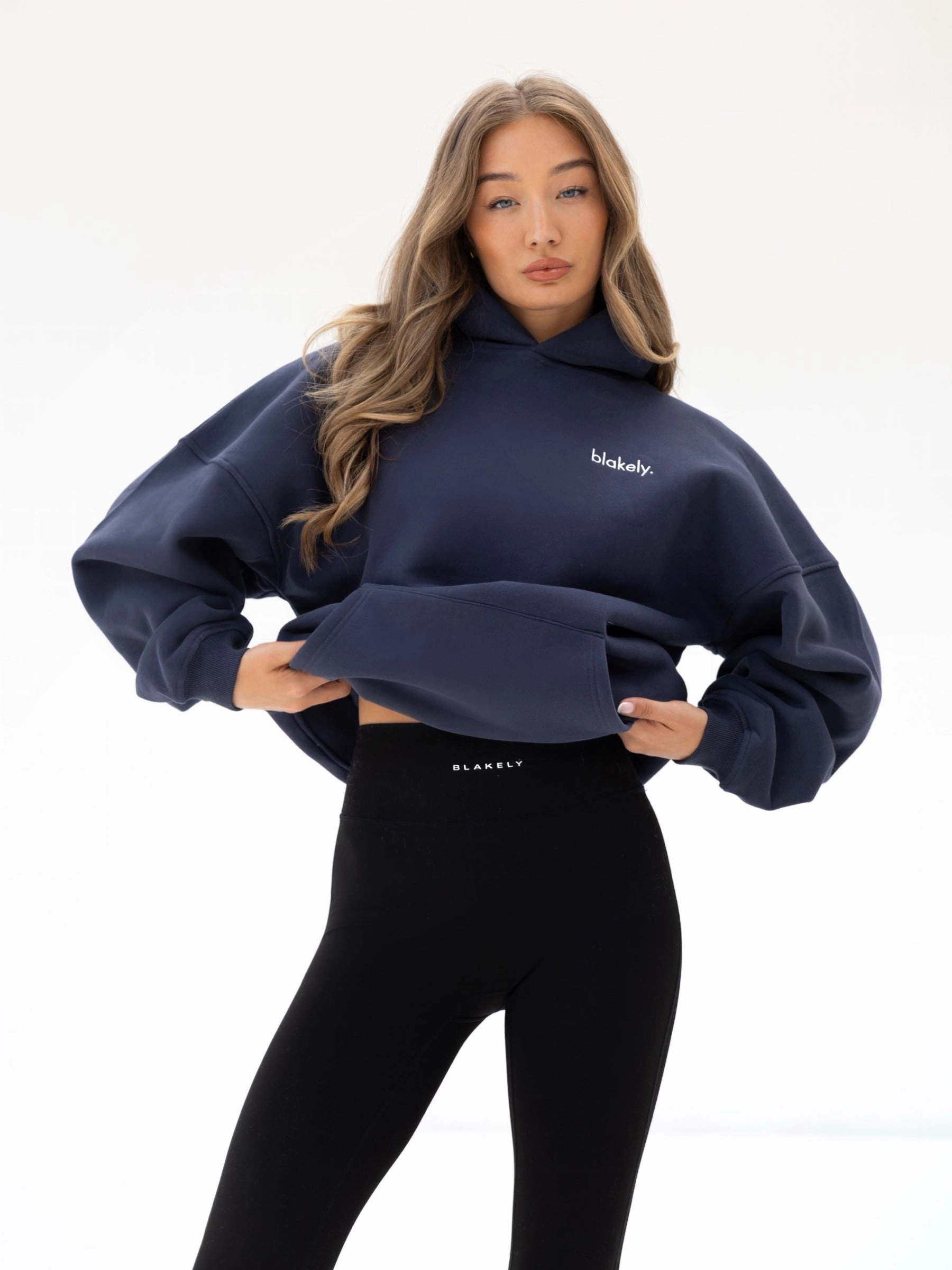 Sami Oversized Hoodie - True Navy Festival wear