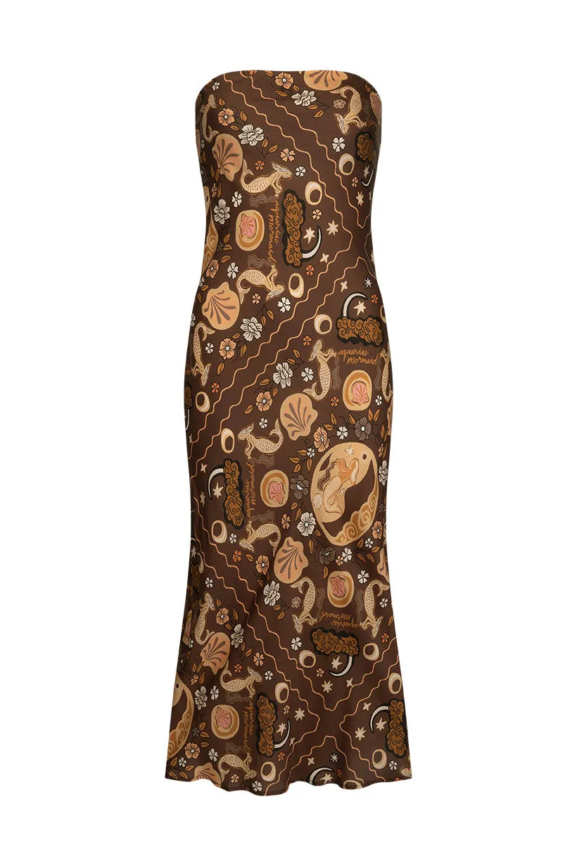 Aquarius Strapless Bias Dress Grace Walk Pure Fit