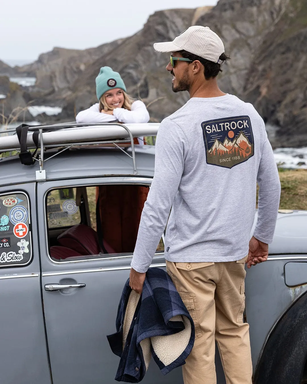 AdvancedMoistureManagement Spring Freshness Uplands - Mens Long Sleeve T-Shirt - Grey