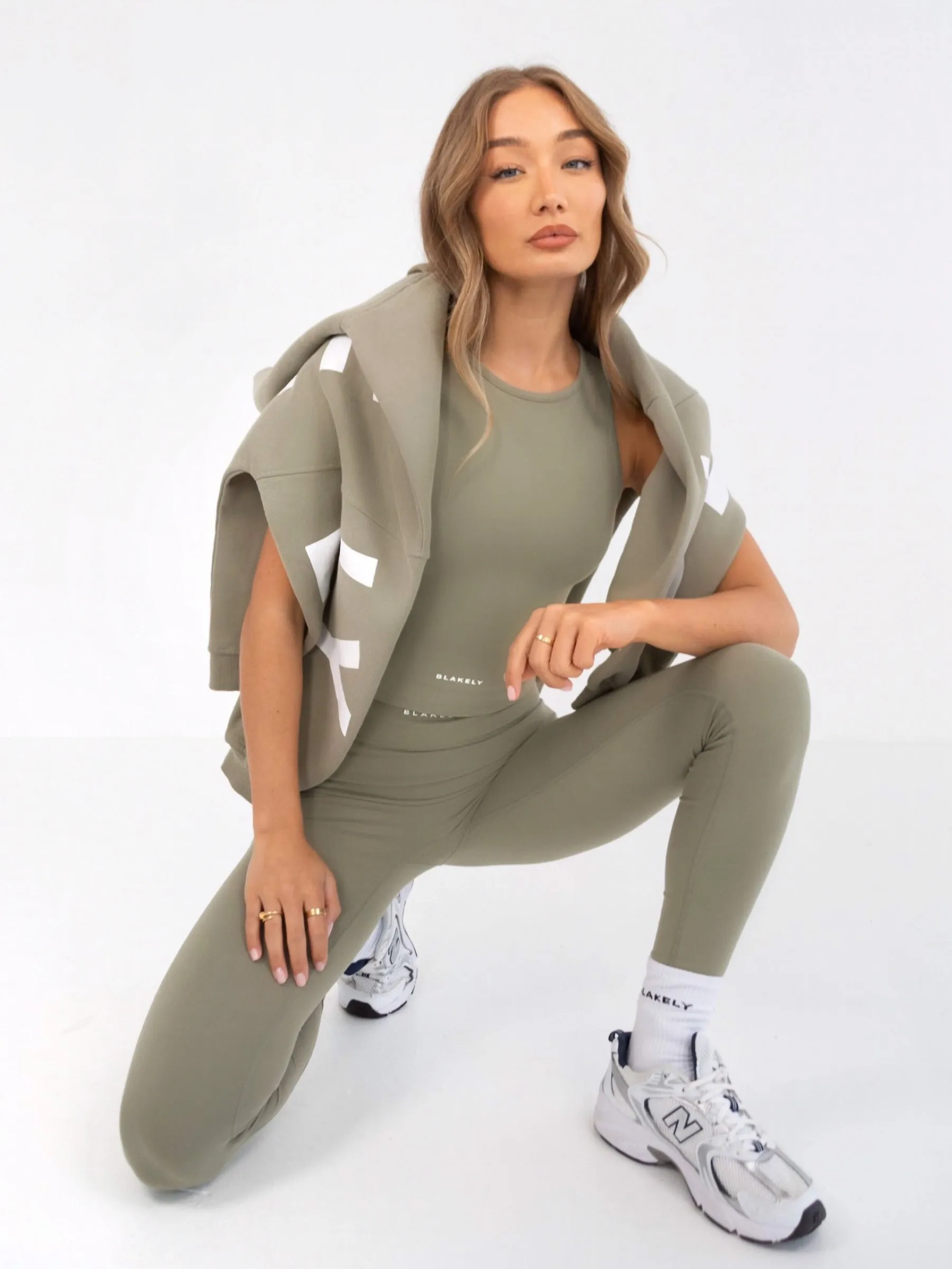 Ultimate Soft Lifestyle Leggings - Olive High Rise Fit