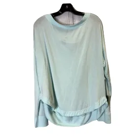 Athletic Top Long Sleeve Collar By All In Motion In Blue, Size: Xxl VNeckline MinimalistStyle