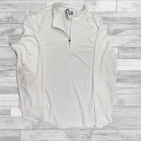 Athletic Top Long Sleeve Collar By Callaway In White, Size: Xl LowProfileDesign