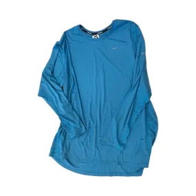Tailored Seams FlexibleSole Athletic Top Long Sleeve Crewneck By Nike Apparel  Size: 3x