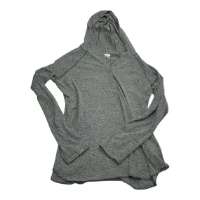 Athletic Top Long Sleeve Hoodie By Columbia In Grey, Size: Xl RubberizedGrip