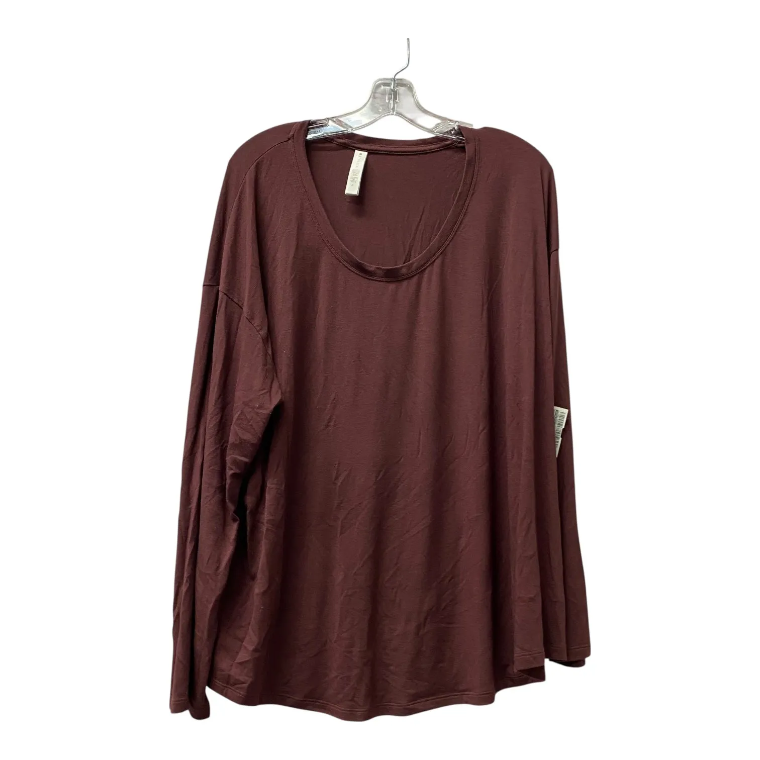 Athletic Top Ls Collar By Athleta In Purple, Size:2X Sporty Cardigan