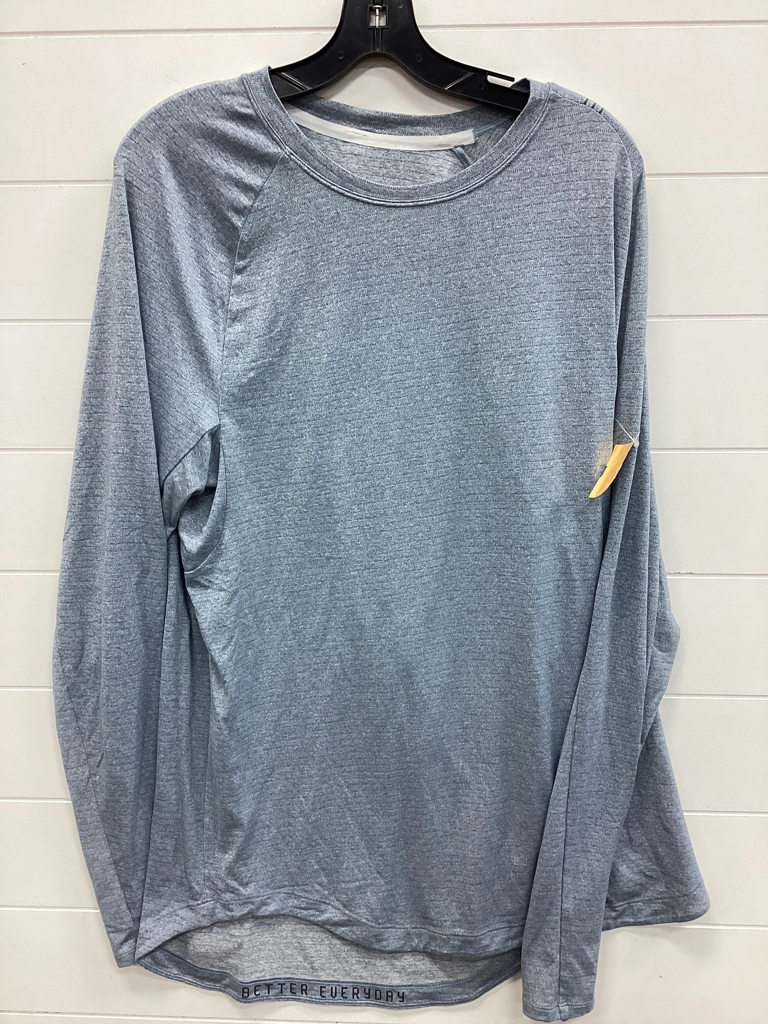 Buttery Soft Feel Athletic Top Ls Crewneck By Lululemon In Grey, Size:Xl