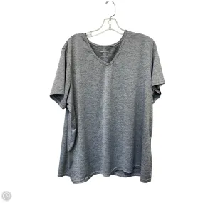 Stylish Look Tagless Labeling Athletic Top Short Sleeve By Cmf In Multi-colored, Size: 2x