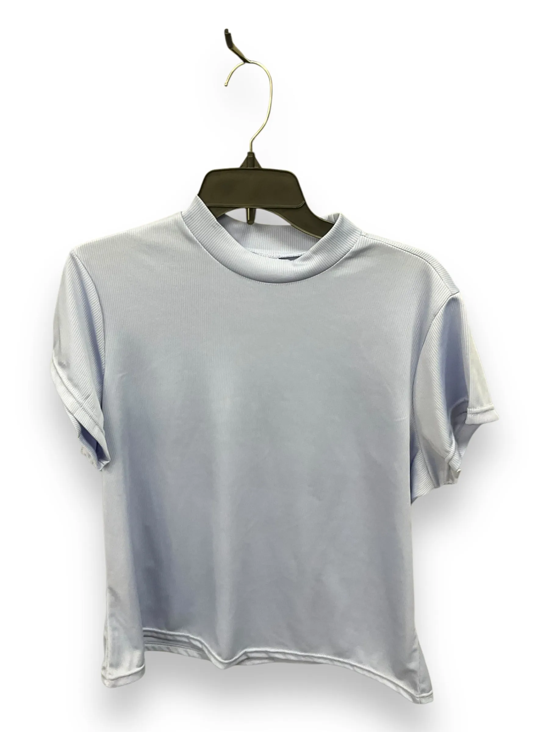 Athletic Top Short Sleeve By Just Be In Blue, Size: 2x Non Restrictive Mobility